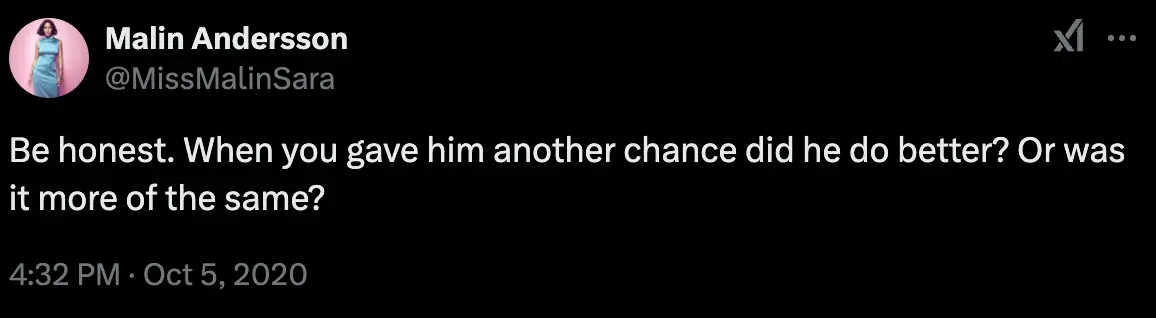 (Twitter/ @MissMalinSara) 