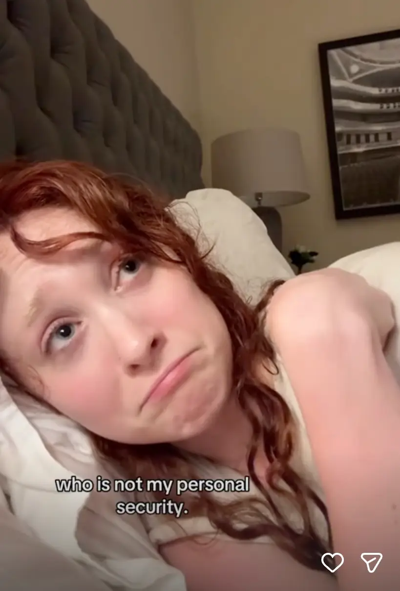 The singer said the man who approached the man and woman was not her personal security (chappellroan/Instagram)