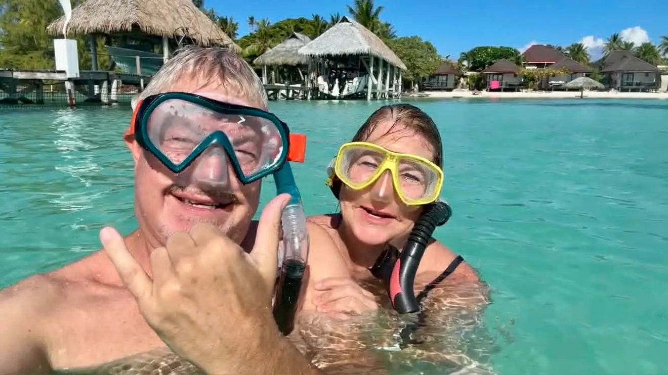 Johan Bodin and Lanette Canen run the YouTube channel Living Life on a Cruise, where they document their day-to-day existence after buying a cabin on the Villa Vie Odyssey, a residential ship that sails between destinations around the world(Supplied)
