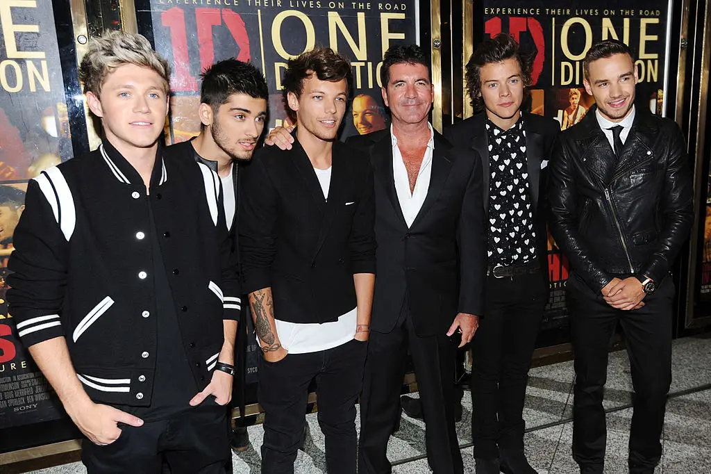Simon Cowell snapped with One Direction in 2013 (Dave J Hogan/Getty Images)