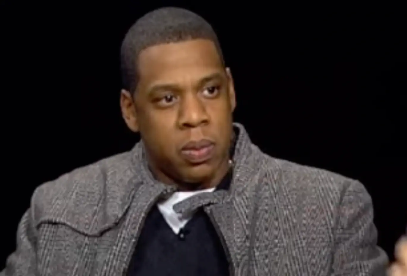 Jay had to correct Charlie Rose.