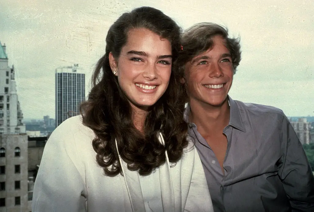  Christopher Atkins and Brooke Shields starred together in The Blue Lagoon  in 1980, when Atkins was 18 and Shields was 14. (Photo by Sonia Moskowitz/IMAGES/Getty Images)