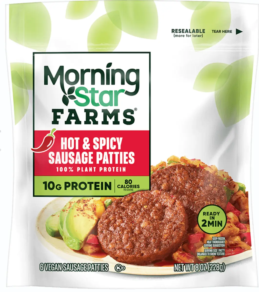 The company has recalled its vegan sausage patties (MorningStar Farms)