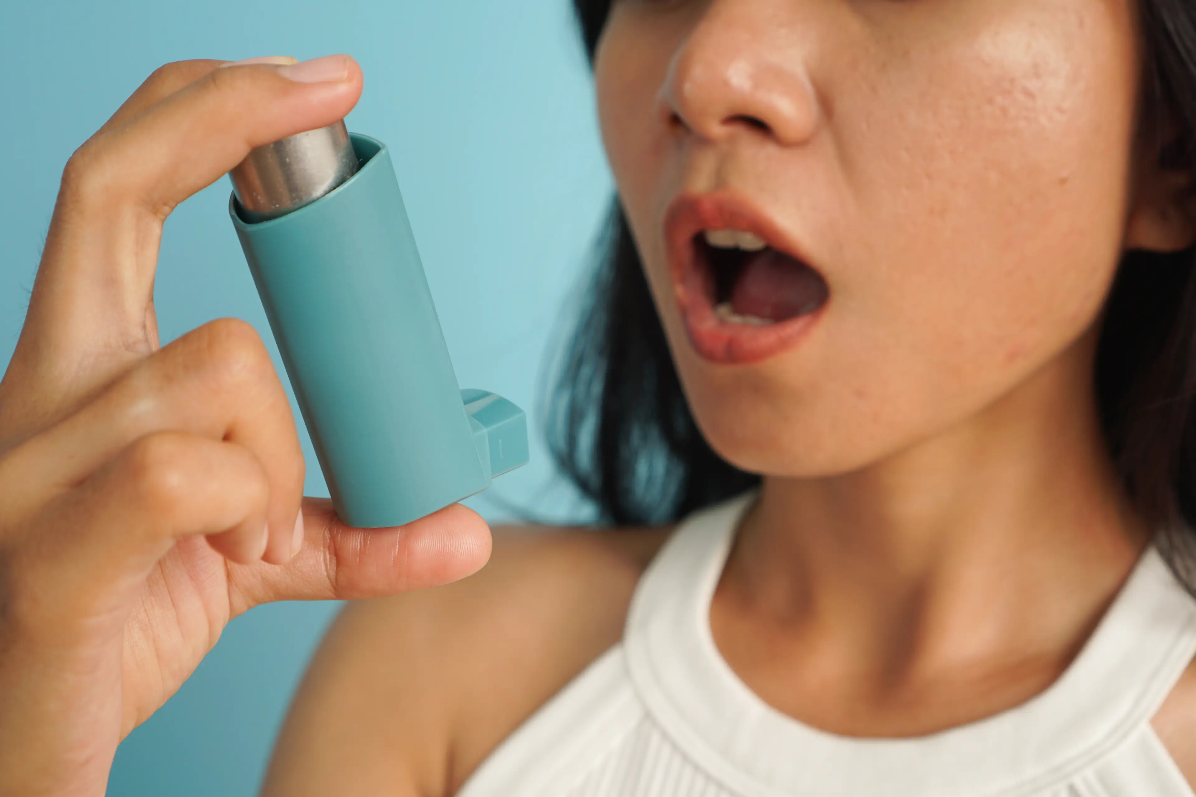 Blue inhalers are the most popular form of inhaler (Getty Stock Photo)