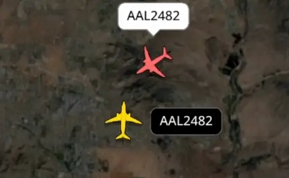 The air traffic controller acted swiftly to avoid collision. (Flight Radar)