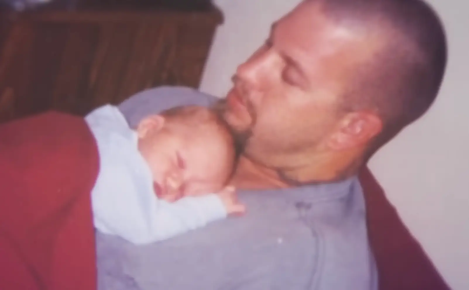 Dad Rick with Cade when he was a bay (LMN)