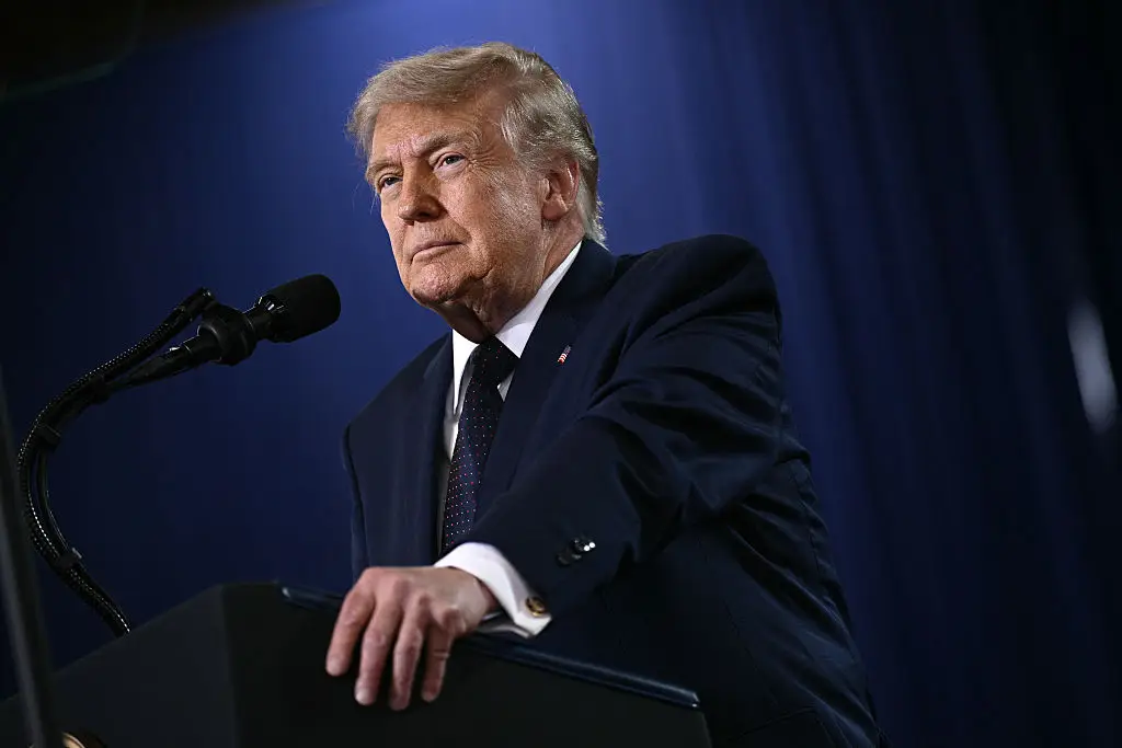 Donald Trump has threatened to 'blow up' Oman (Brendan SMIALOWSKI / AFP via Getty Images)