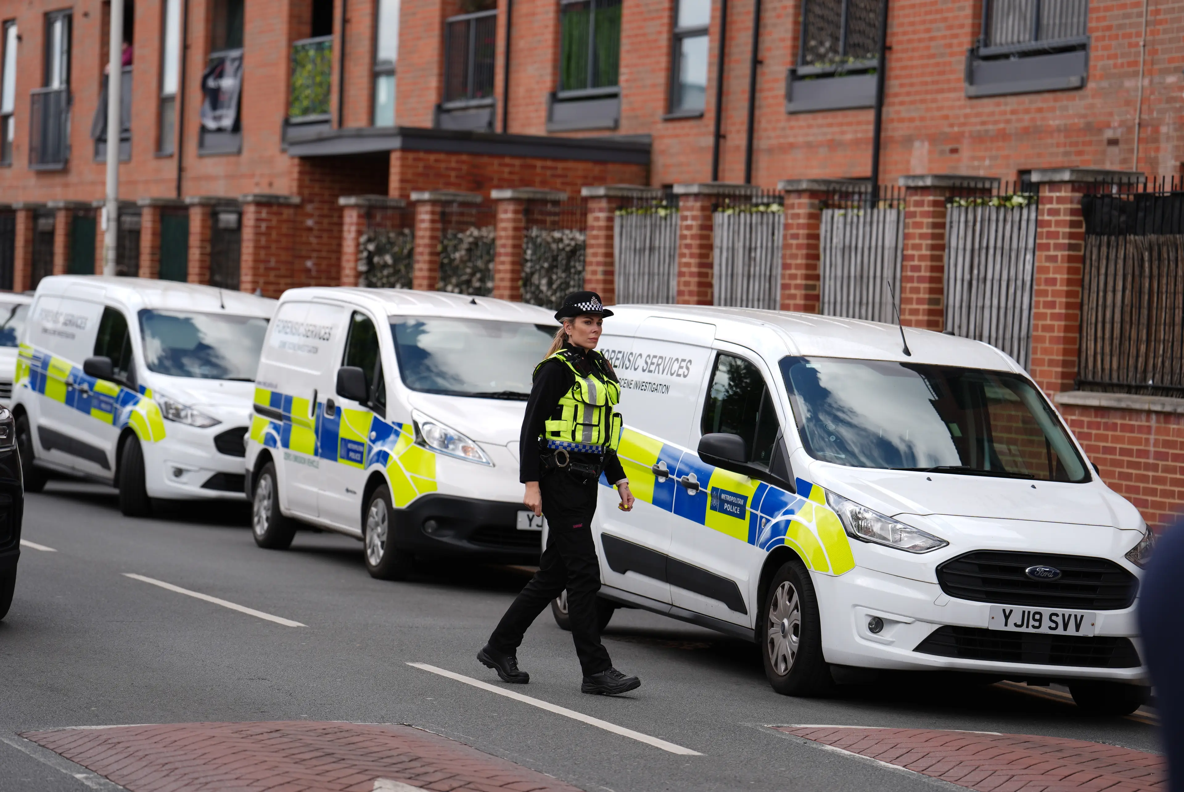 A 36-year-old man with a sword was arrested in Hainault, north east London. (PA) 