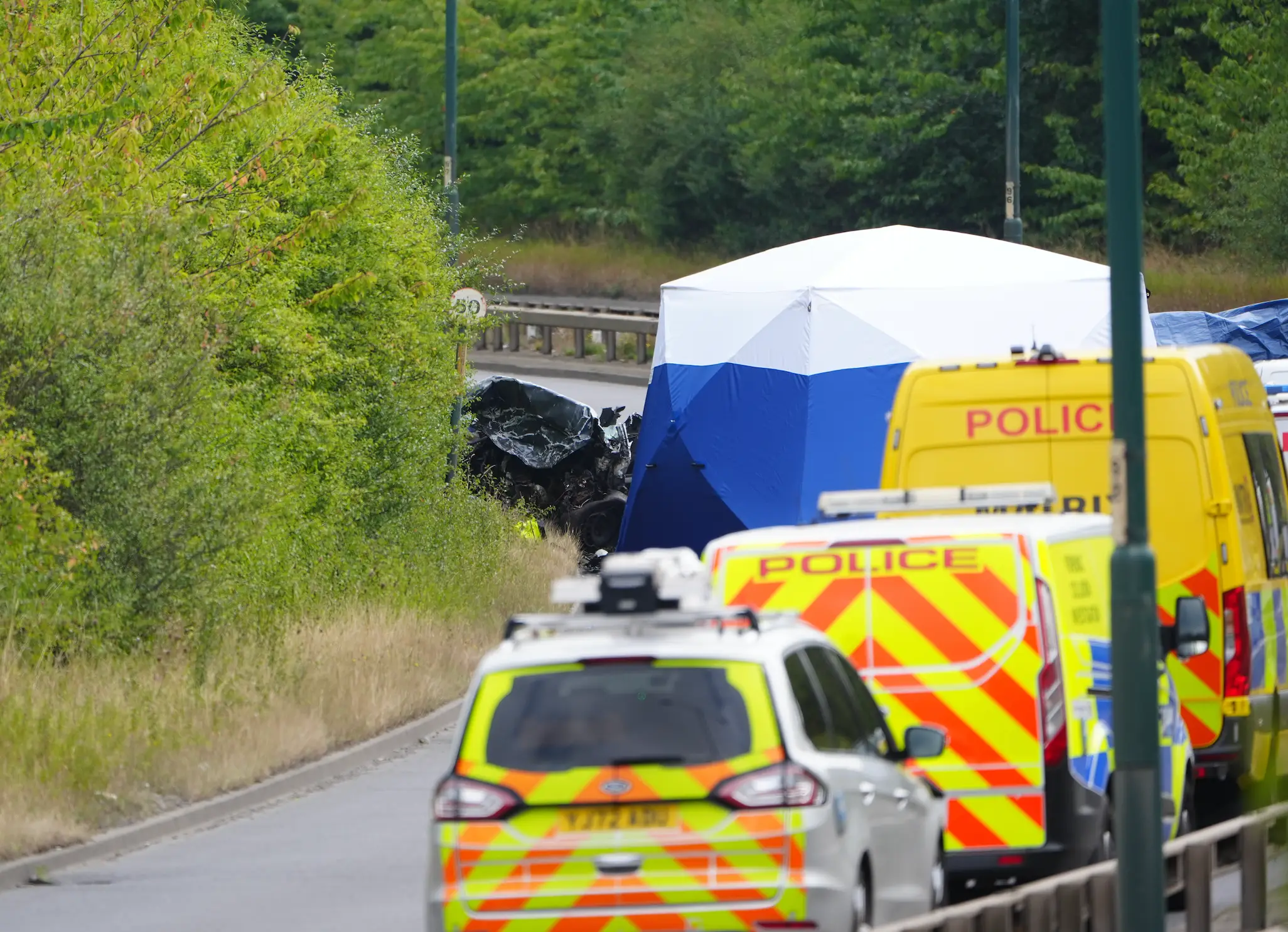 A collision on 22 August killed seven people, including two police officers (Owen Humphreys/PA Wire)