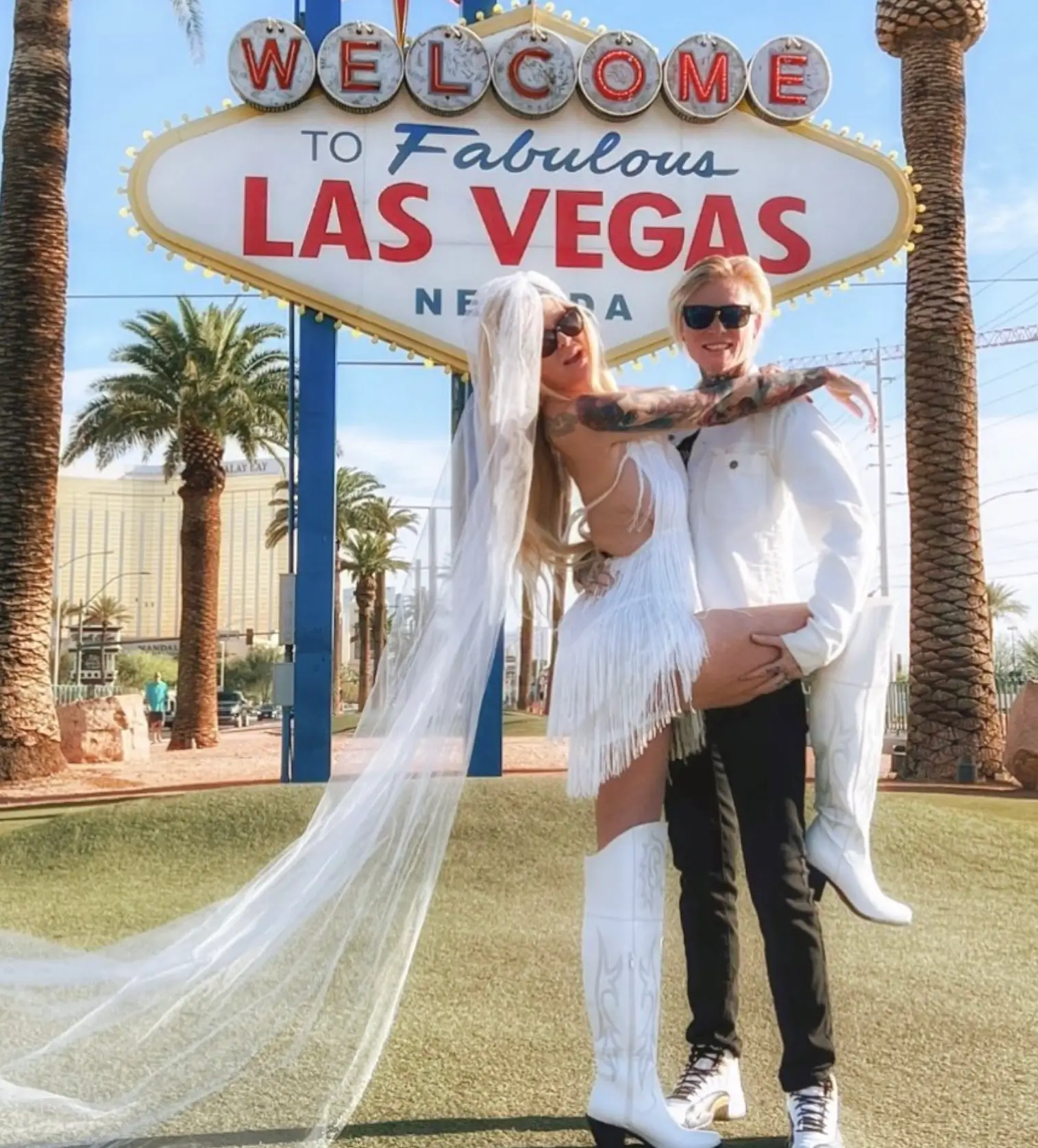 The pair married last year. (Instagram/jennailluminated)