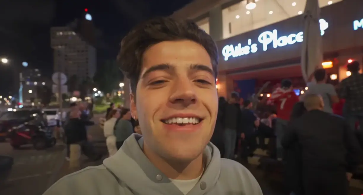 Ben in Tel Aviv (YouTube/Ben Morris)