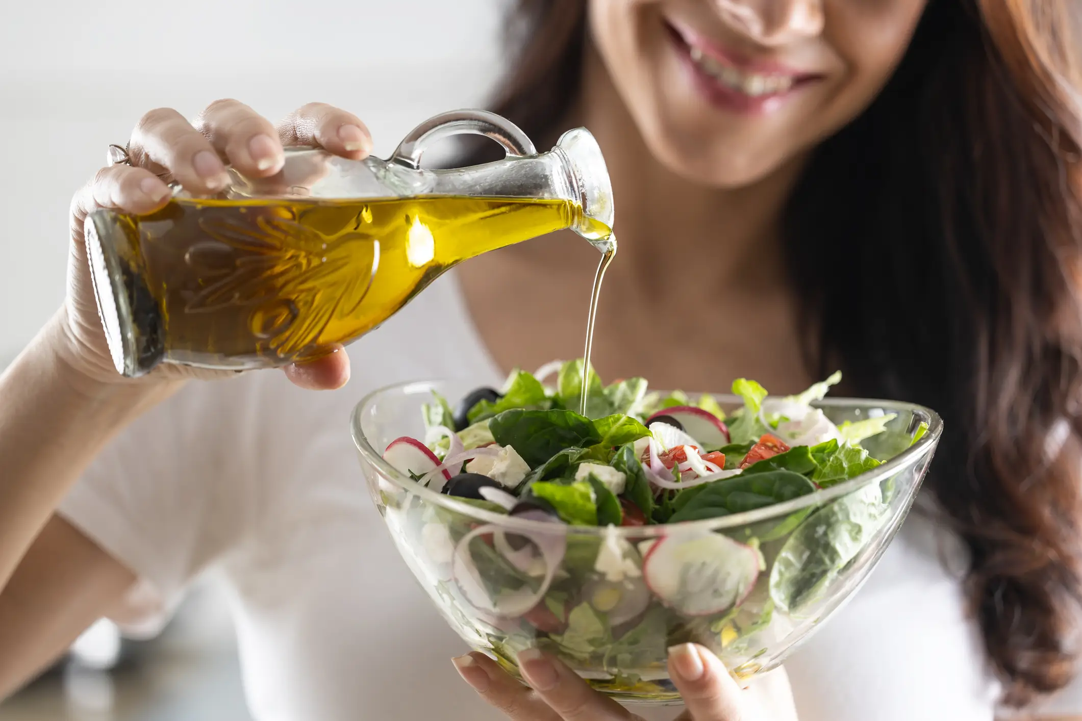 Olive oil is considered to be a health fat (Getty Stock Images)