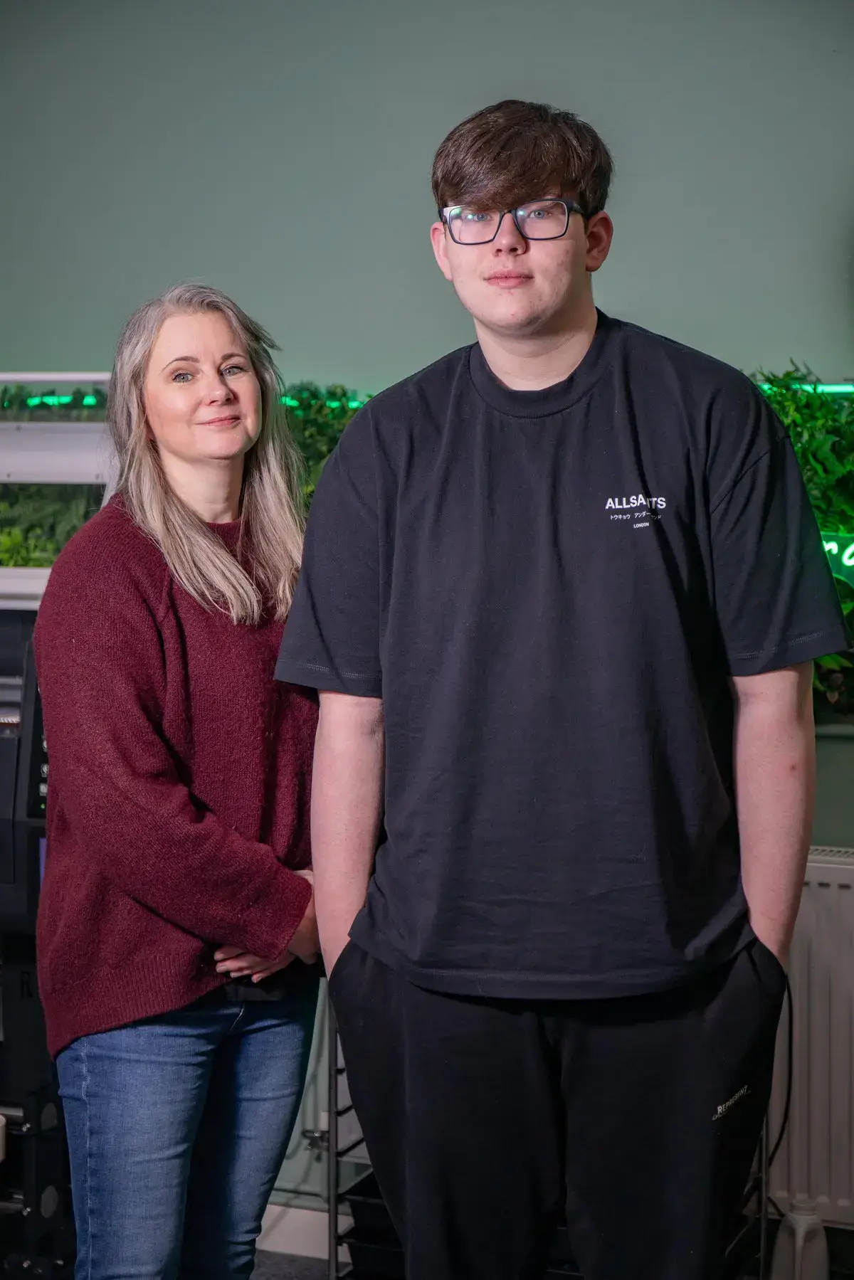 Caelan's Mum Karen is very proud of her son (SWNS)