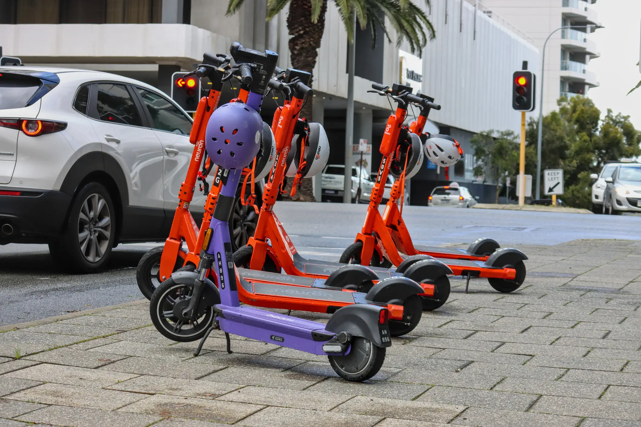 She was apparently well over the legal limit while riding the e-scooter (Getty Stock)