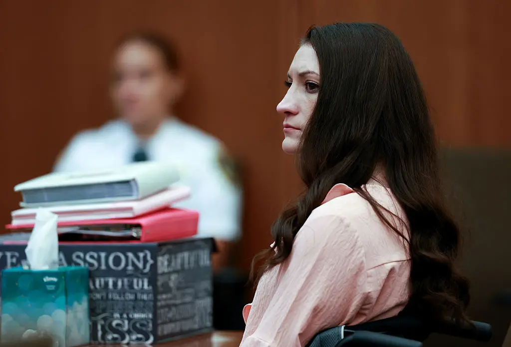 Clancy claims that a male voice told her to kill herself and her children (Jonathan Wiggs/The Boston Globe via Getty Images)