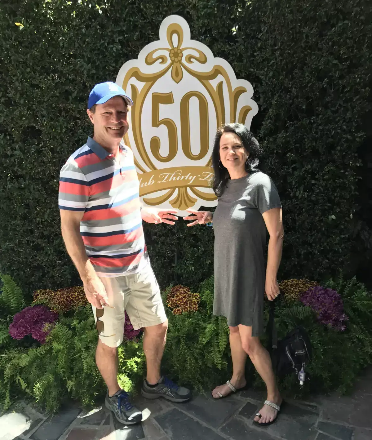 Scott and Diana Anderson saved for 20 years to be able to afford the Club 33 membership fees (Anderson Family)