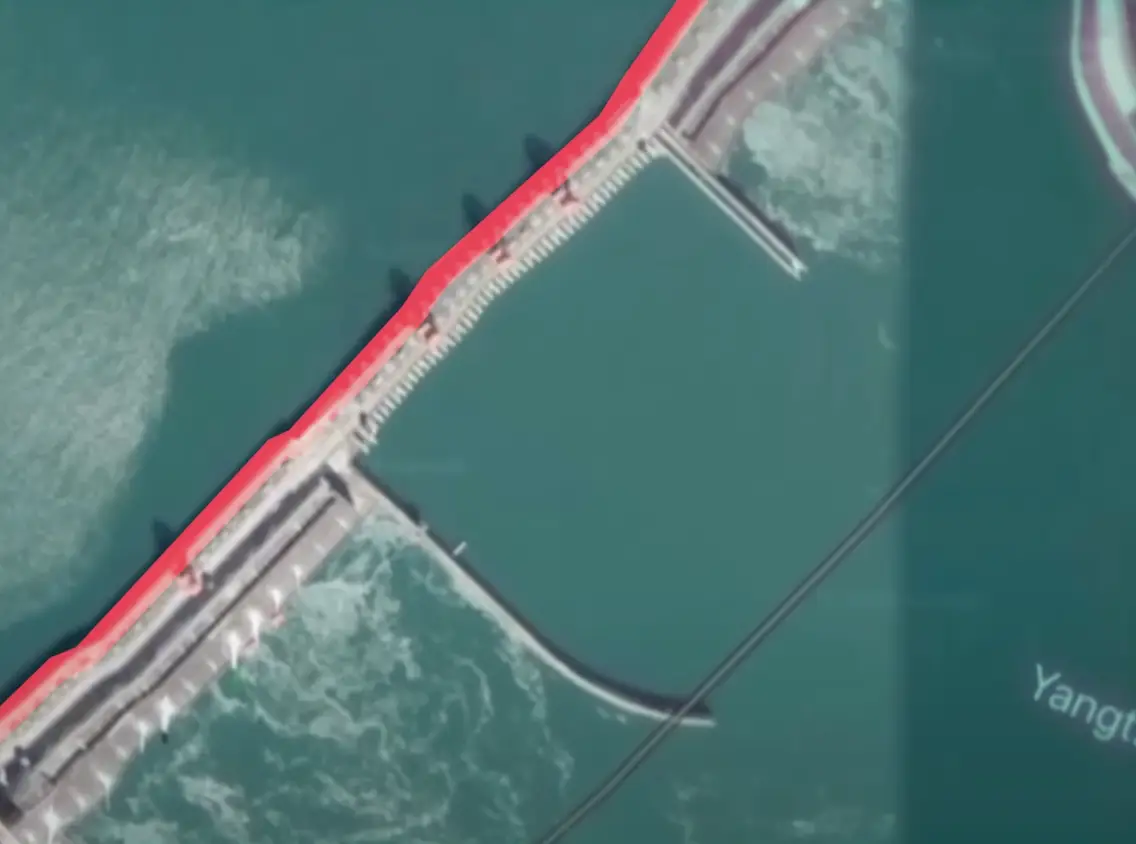 This image was doing the rounds on social media a few years ago, prompting a response from China (YouTube/Megabuilds)