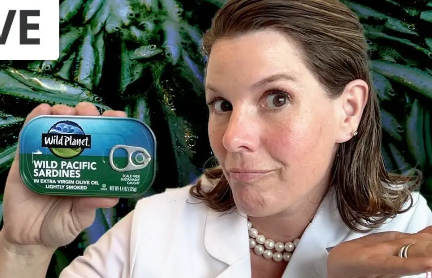 Dr Annette Bosworth reckons sardines are 'the best superfood out there' (YouTube/@DoctorBoz)
