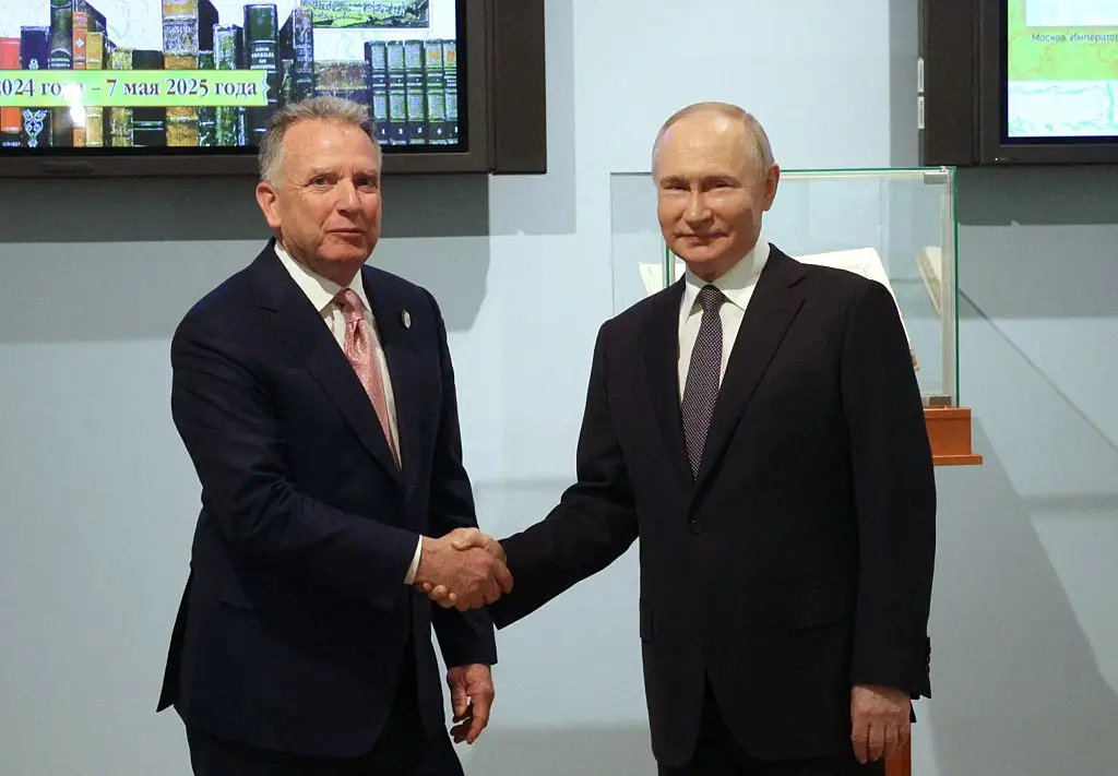 US envoy Steve Witkoff meeting Vladimir Putin in Russia (GAVRIIL GRIGOROV/POOL/AFP via Getty Images)
