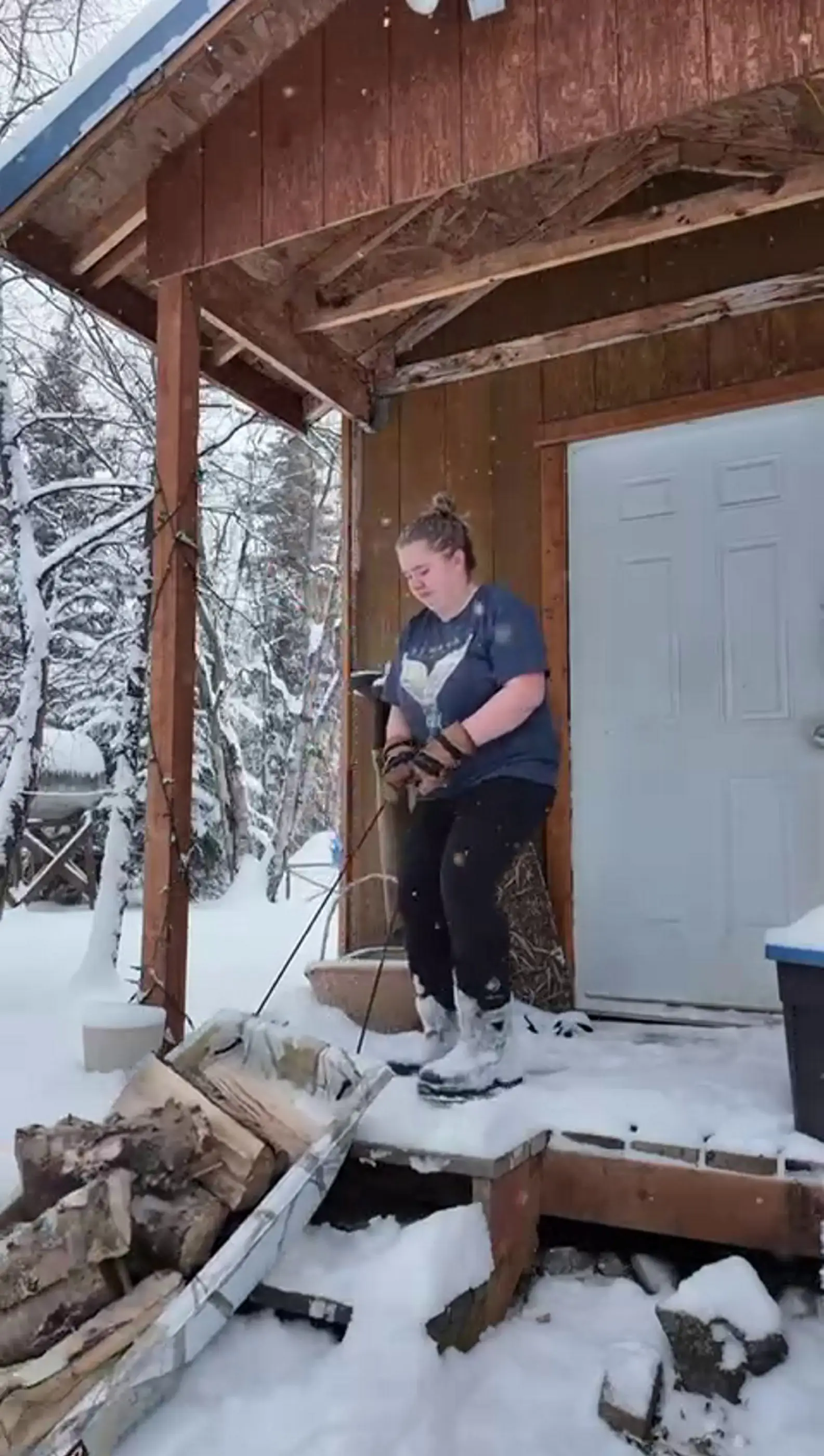 Weather can delay food deliveries or trips to Anchorage (SWNS)