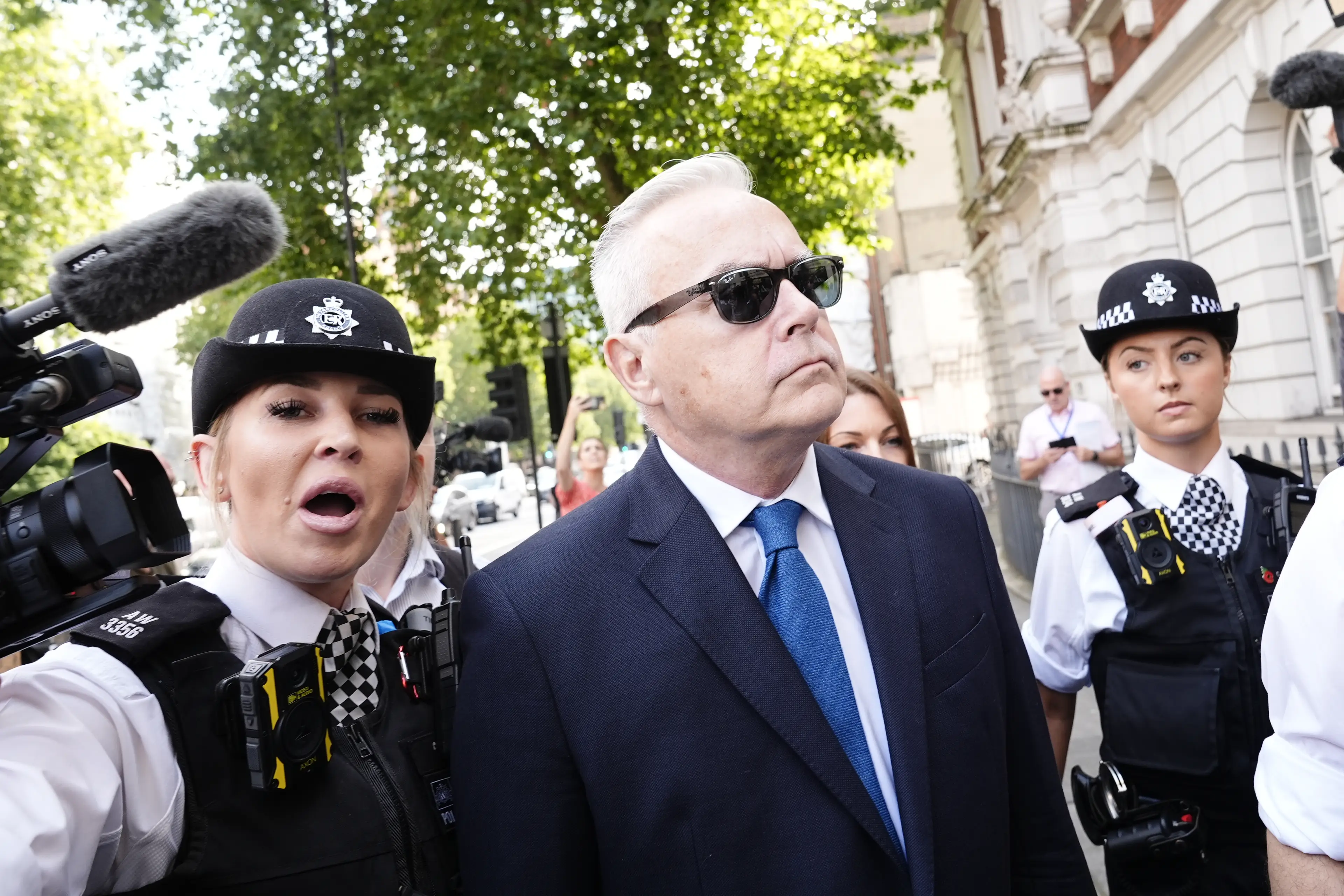 Huw Edwards appeared before Westminster Magistrates Court today. (PA)