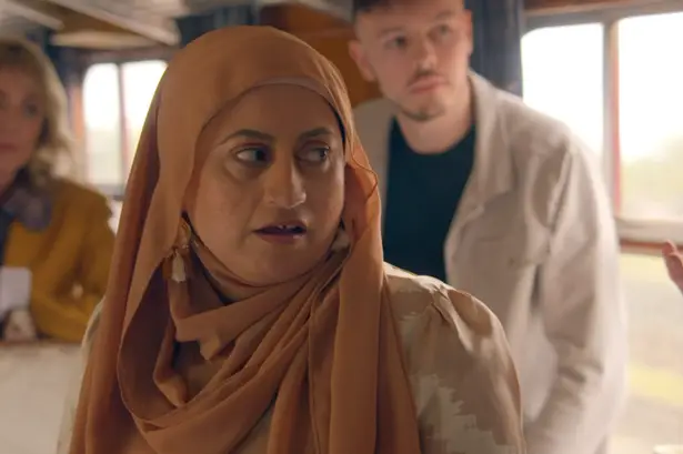 Fozia was one of the three to step off the train by choice (BBC)