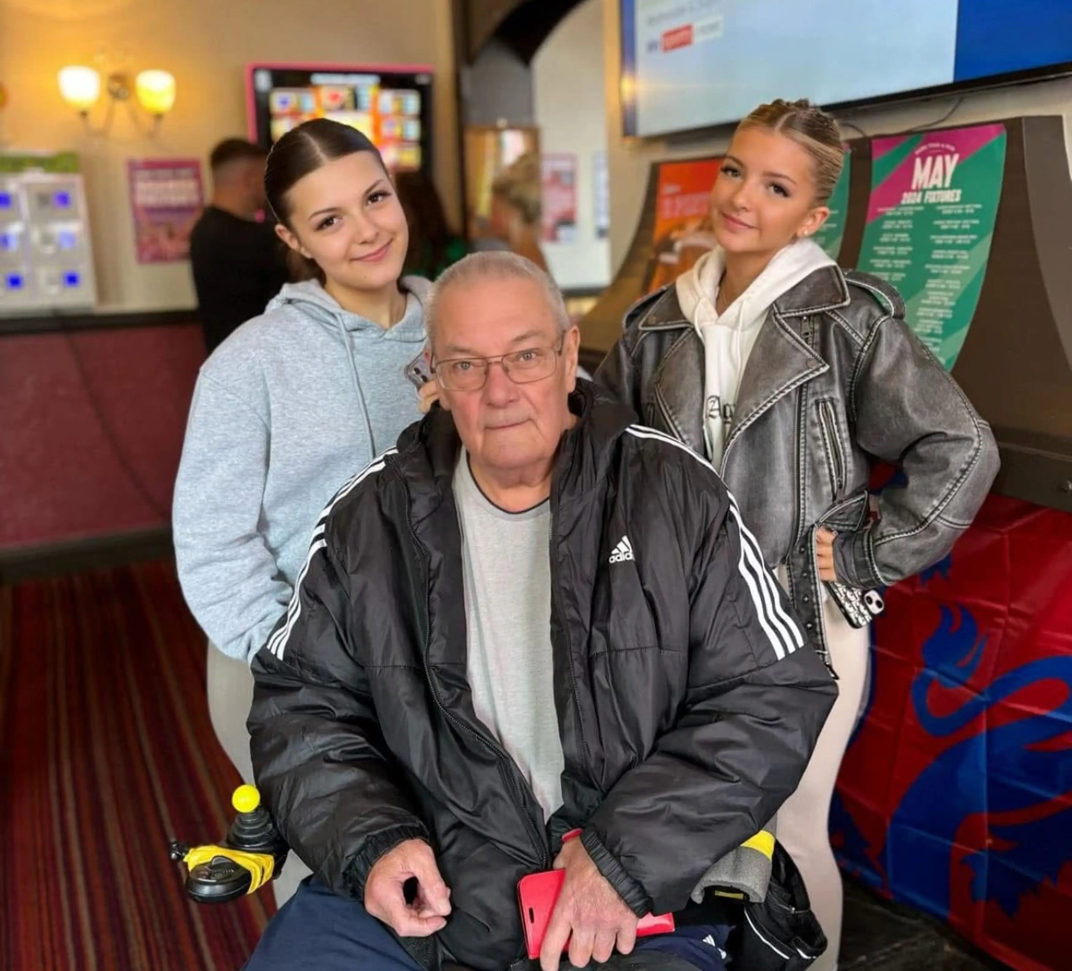 The grandad was found 'gasping' for air (Kennedy News and Media)