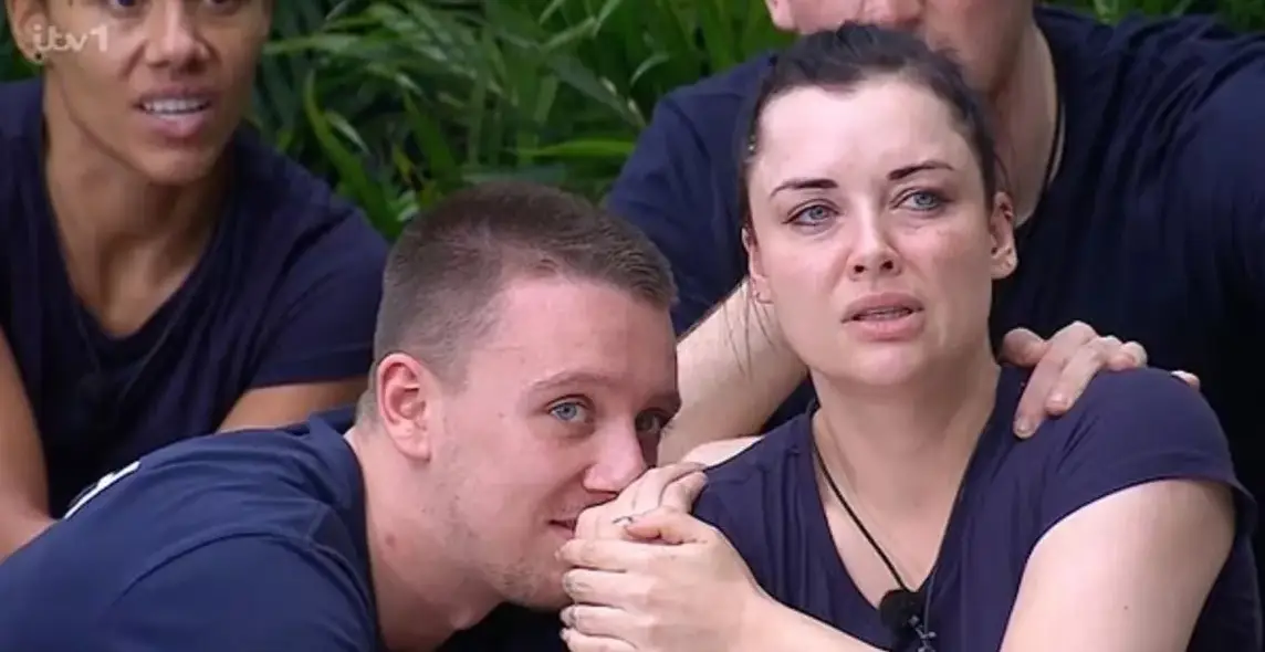 Romance rumours were swirling between the rapper and the EastEnders actress (ITV)