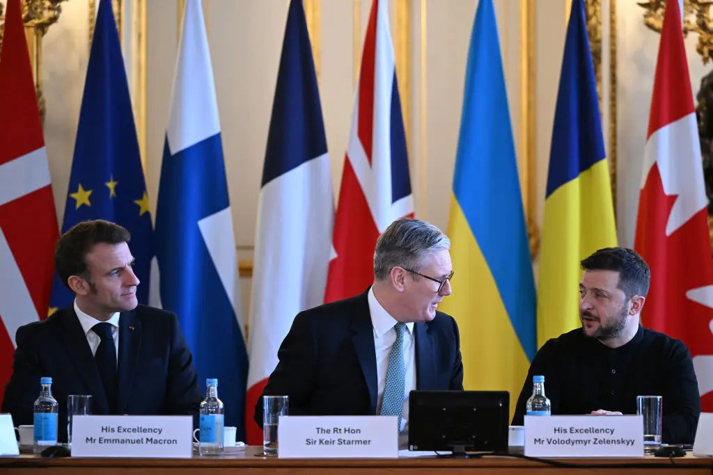 The UK and France have both said they'd put troops in Ukraine to keep any peace that can be made (Justin Tallis - WPA Pool/Getty Images)