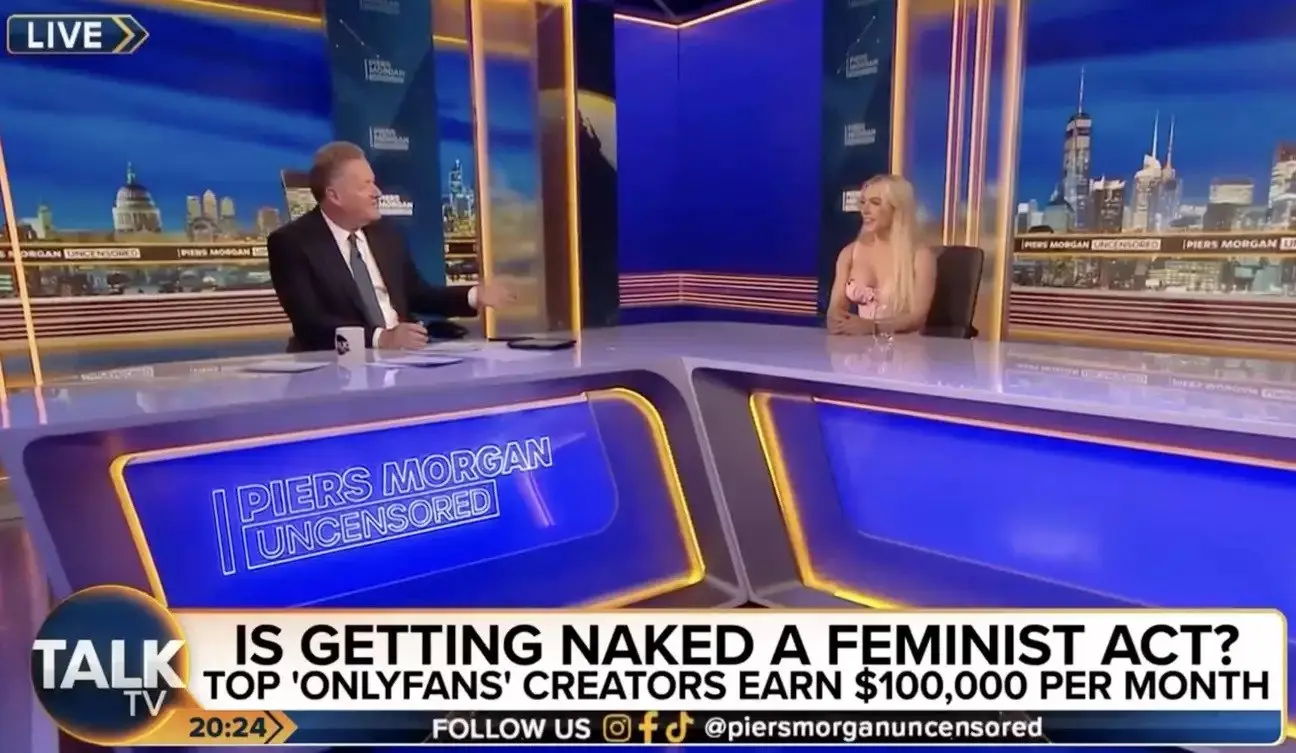 Elle Brooke was interviewed by Piers Morgan earlier this month.