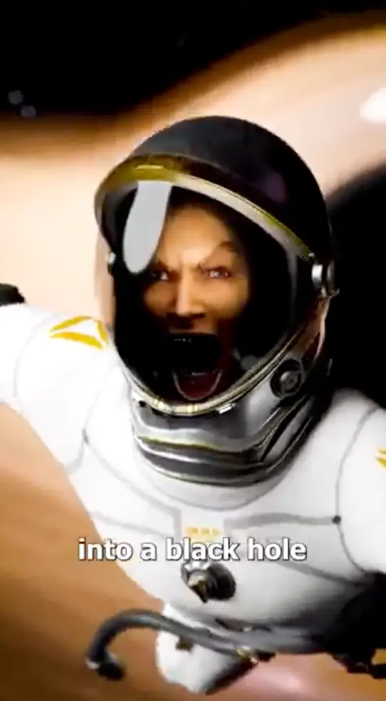 YouTuber Zack D. Films has made an eerie black hole simulation video (YouTube/@zackdfilms)