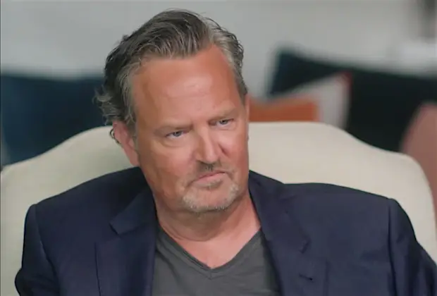 Matthew Perry promoting his memoir in 2022.