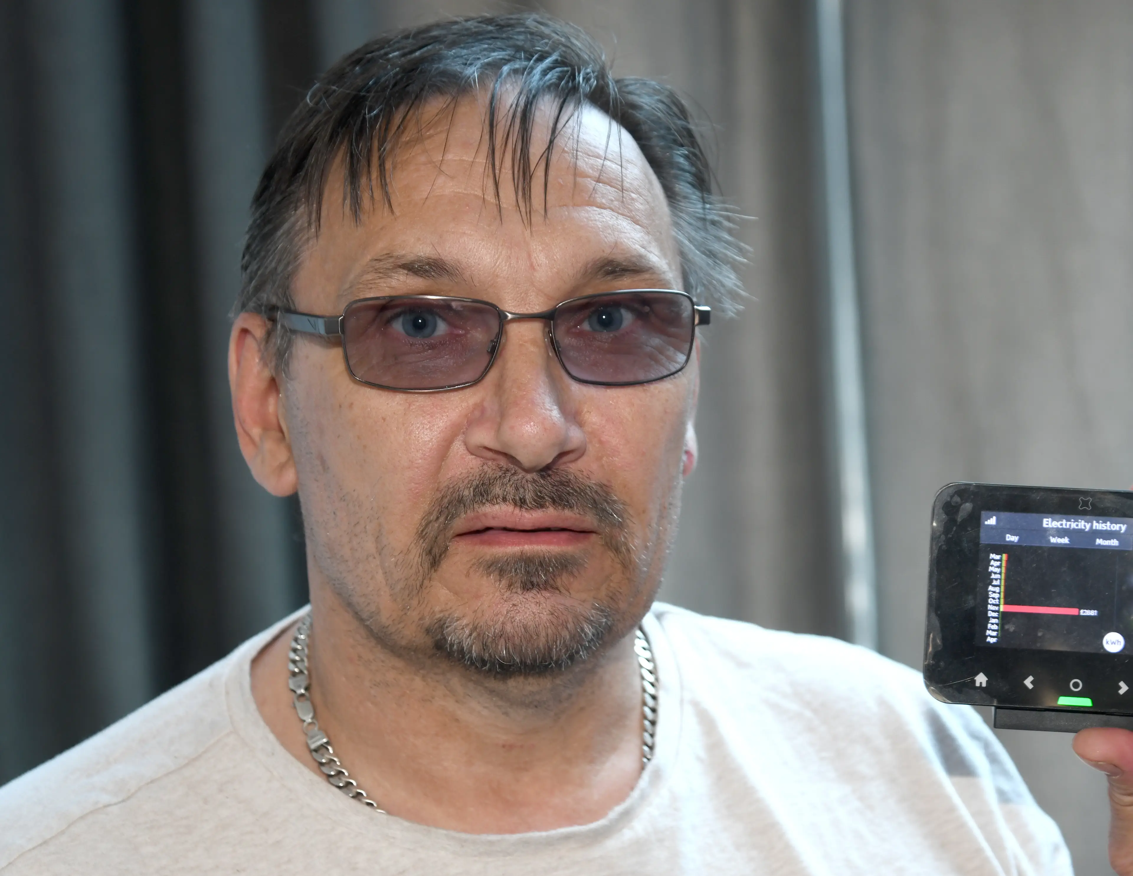 Paul Davies was charged £40,000 for one day's worth of electricity (