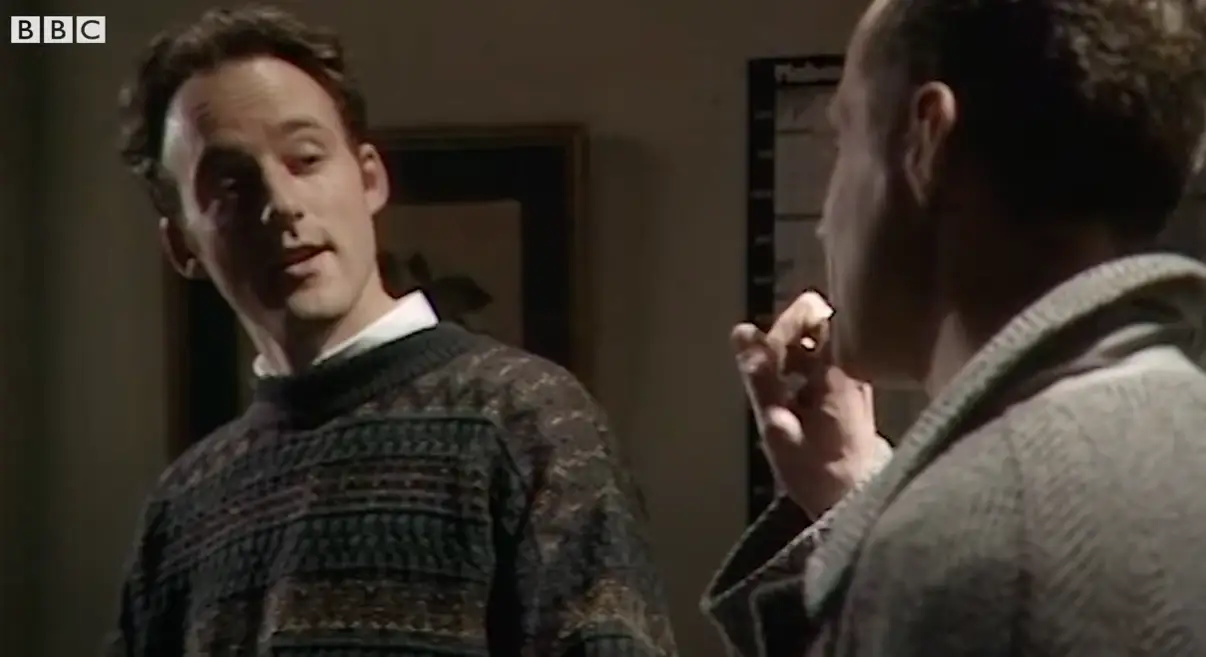 EastEnders aired the first gay kiss on UK TV in 1989 (BBC)