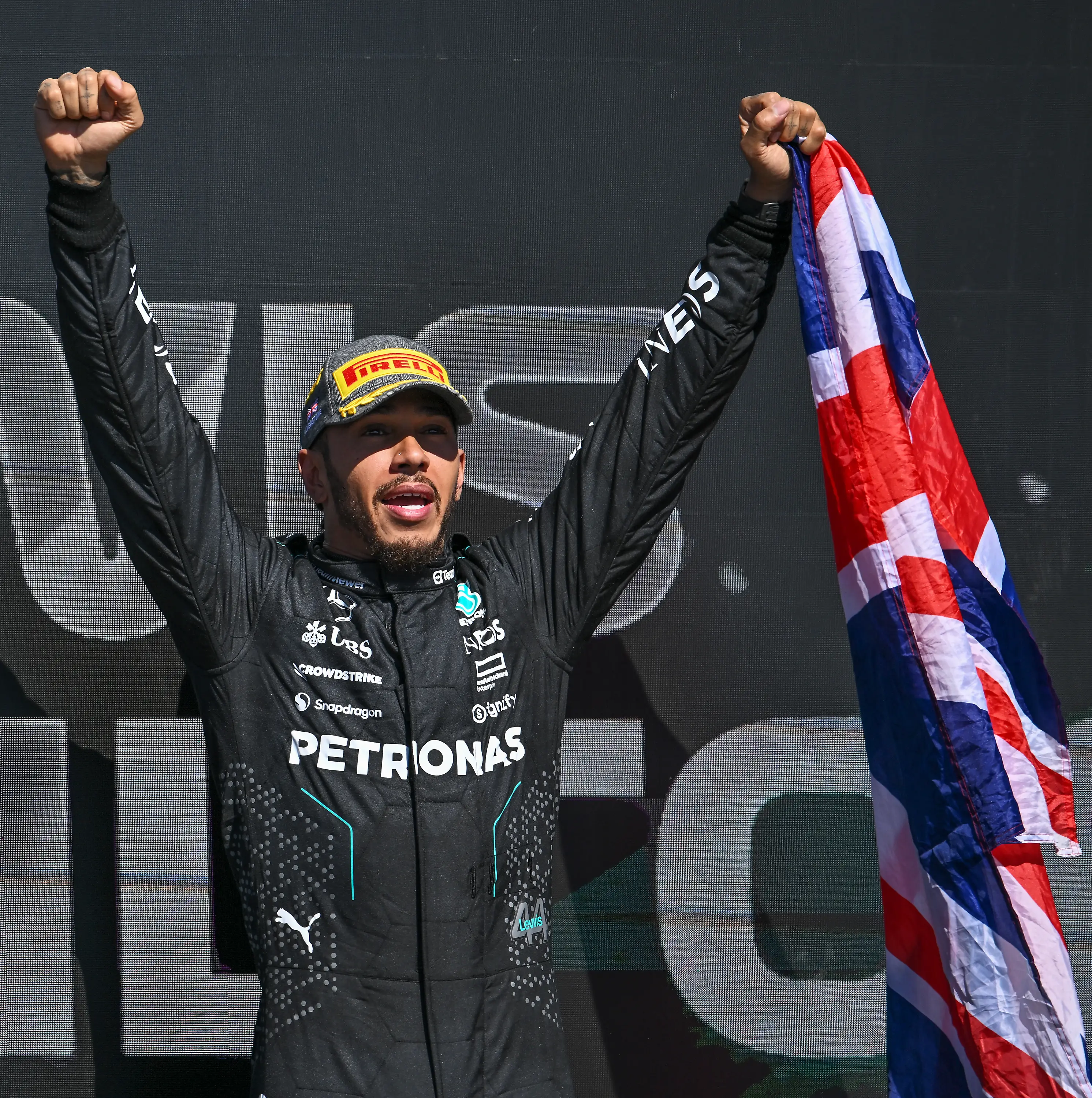 Lewis Hamilton triumphed at the British Grand Prix on Sunday. (Peter Fox - Formula 1/Formula 1 via Getty Images)