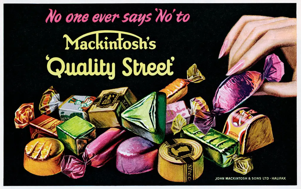 An old school advert for Quality Street (Picture Post/Hulton Archive/Getty Images)
