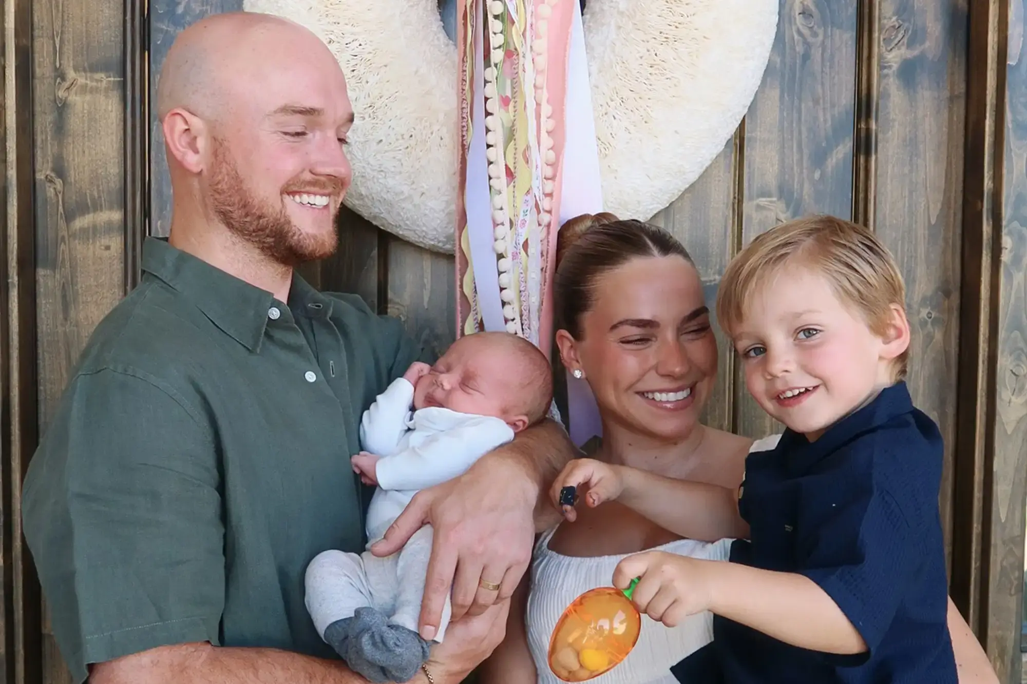 The young children were in dad Brady's care at the time (Instagram/@emiliekiser)