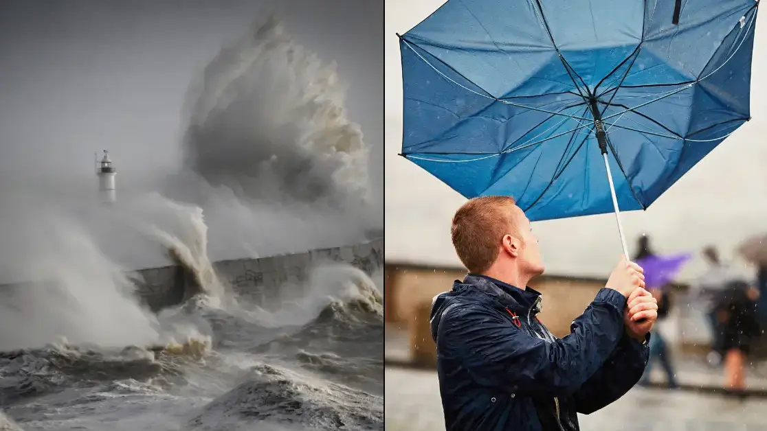 Met Office issue rare 'danger to life' red weather warning as storm set to batter UK this weekend