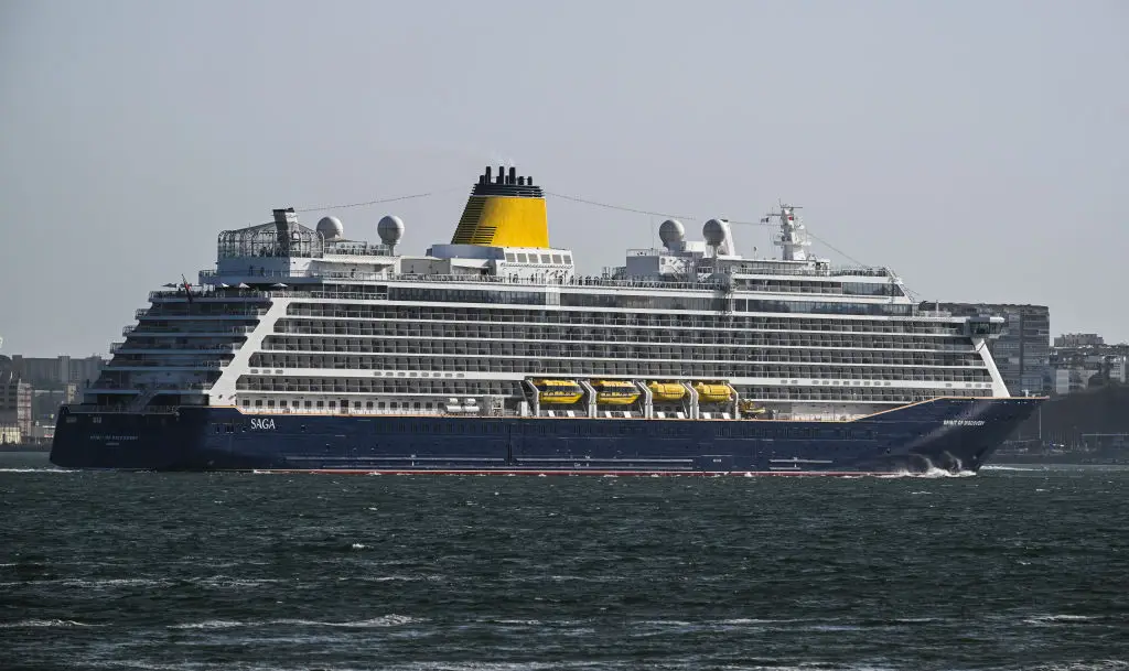 The cruiseliner was battered by a storm last November (Horacio Villalobos/Corbis via Getty Images)