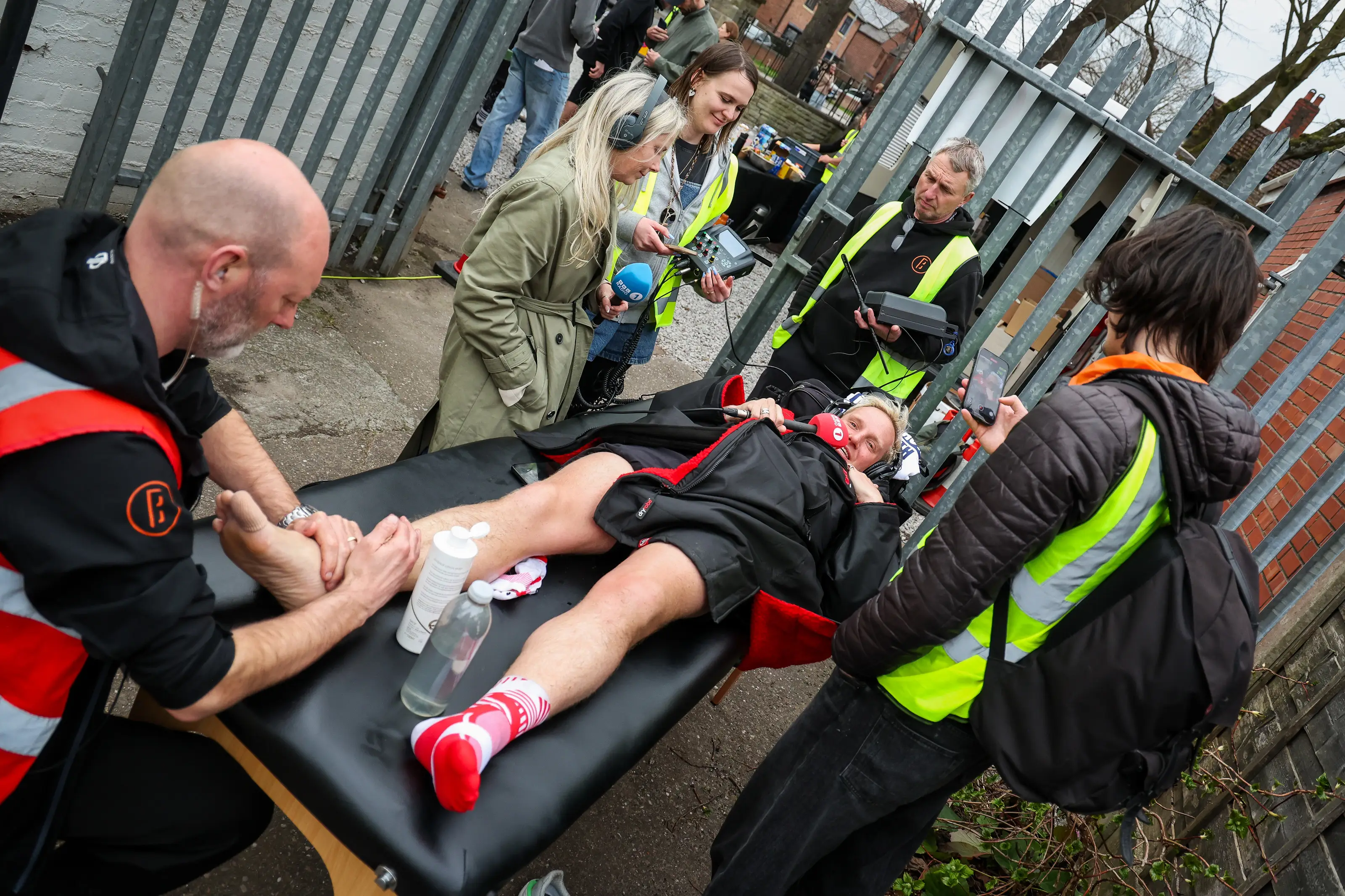 Jamie Laing made pitstops for treatment (Tristan Fewings/Comic Relief/Getty Images)