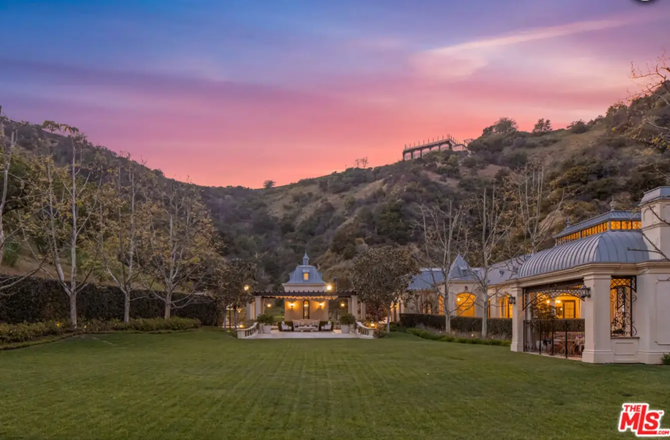 The mansion spans 6.2 acres.