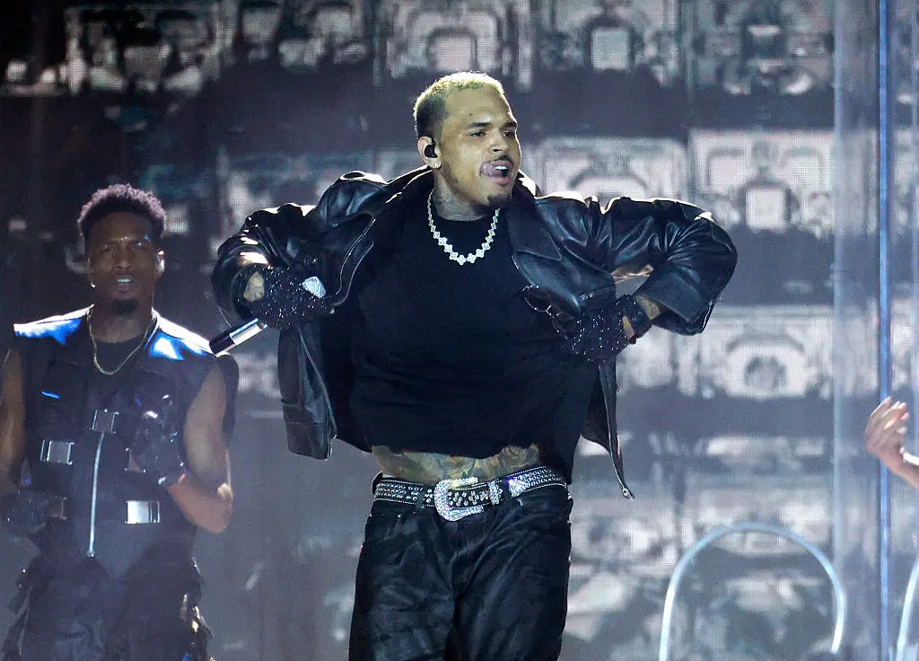 Chris Brown is on tour with Usher (Jason Kempin/Getty Images)