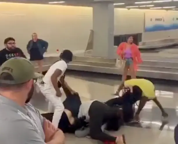 It doesn't take long for the fight to escalate.