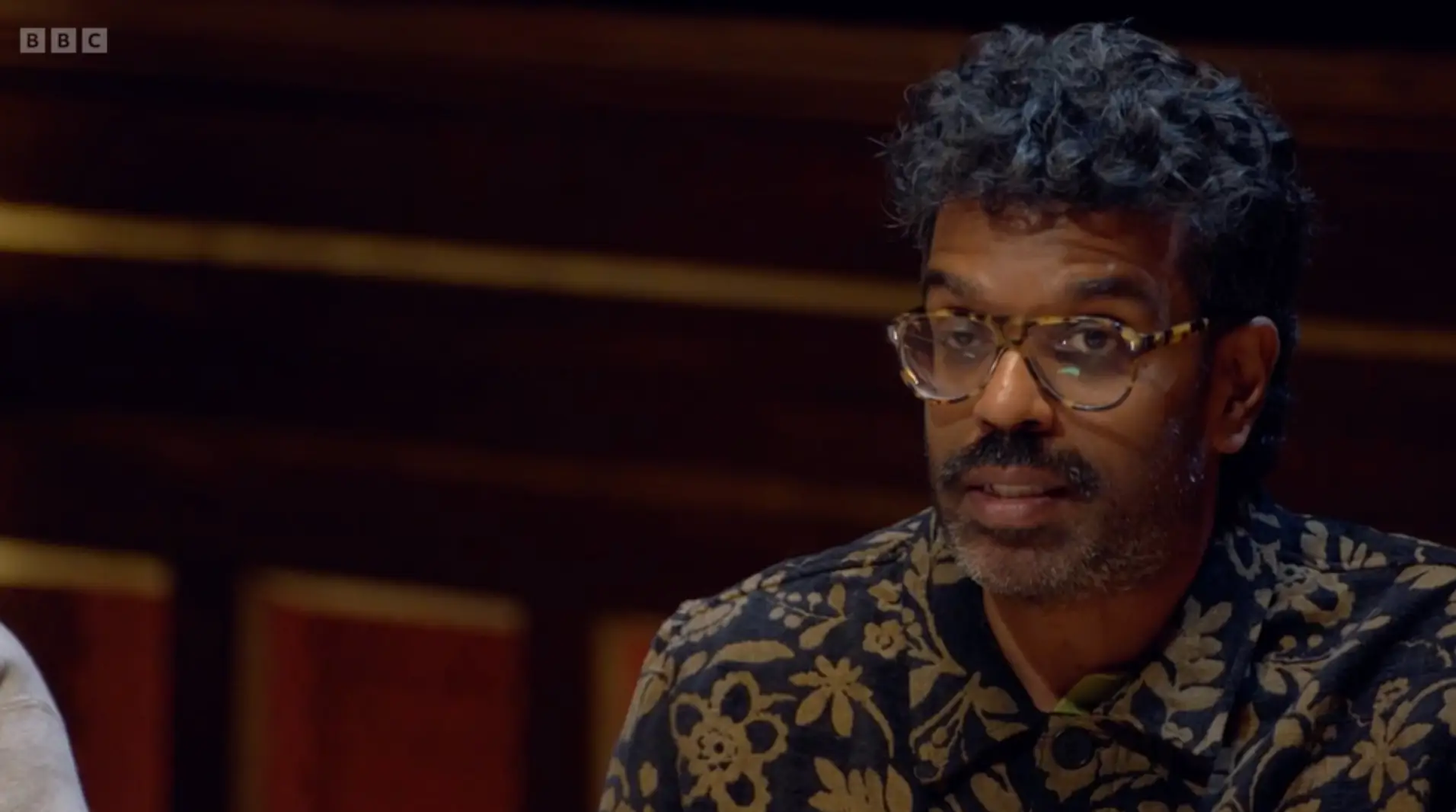 Romesh raises the point that Richard has 'forced their hand' in one of the episode's last exchanges (BBC)