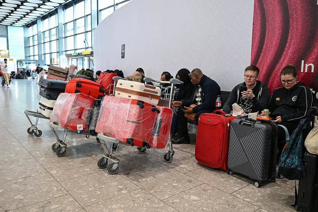 Some flights have already been cancelled, if fuel supplies fall further then others could be in jeopardy (JUSTIN TALLIS / AFP via Getty Images)