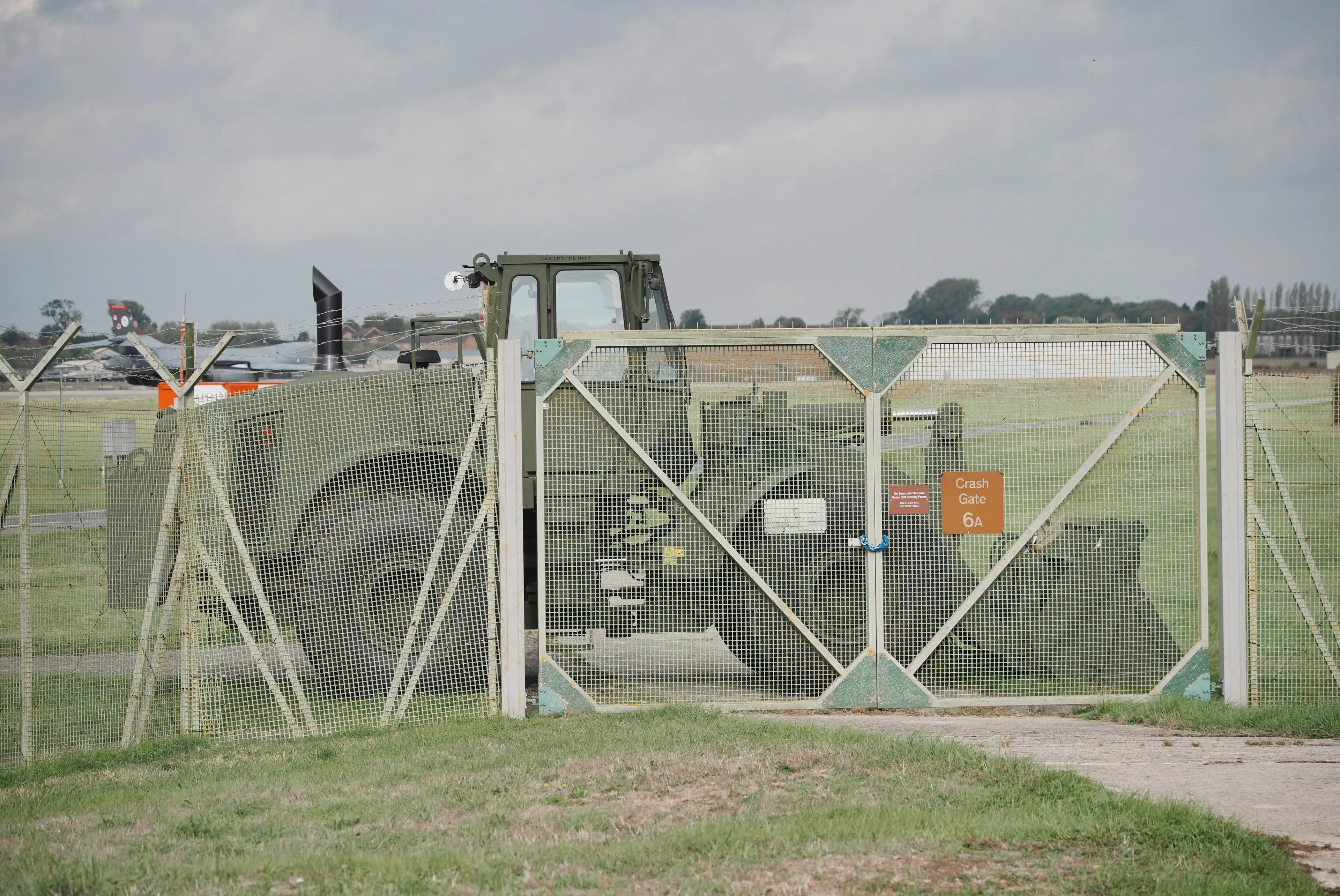 Access to RAF Fairford, where the US Air Force launches strikes on Iran from, has been blocked (Ben Birchall/PA Wire)