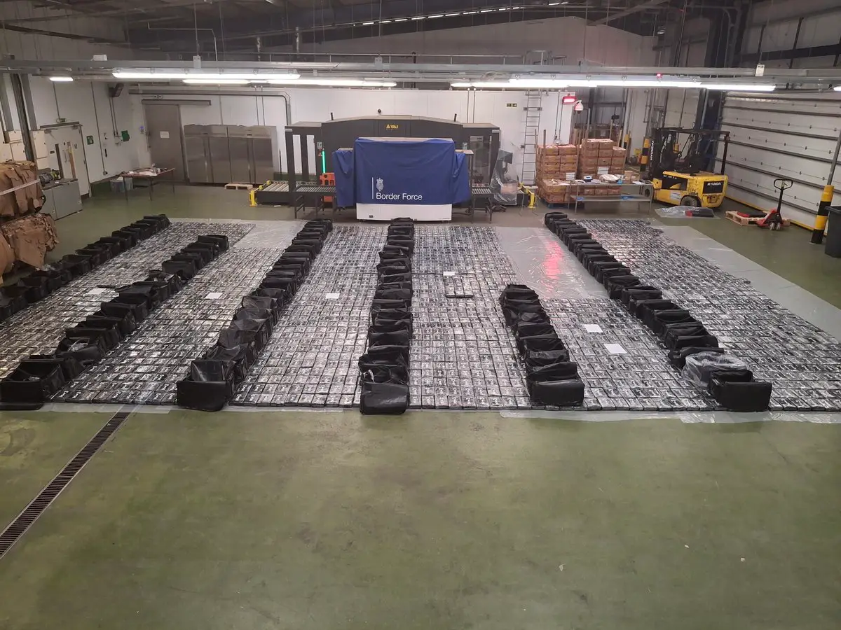 The Home Office announced the drug bust (X/@UKhomeoffice)