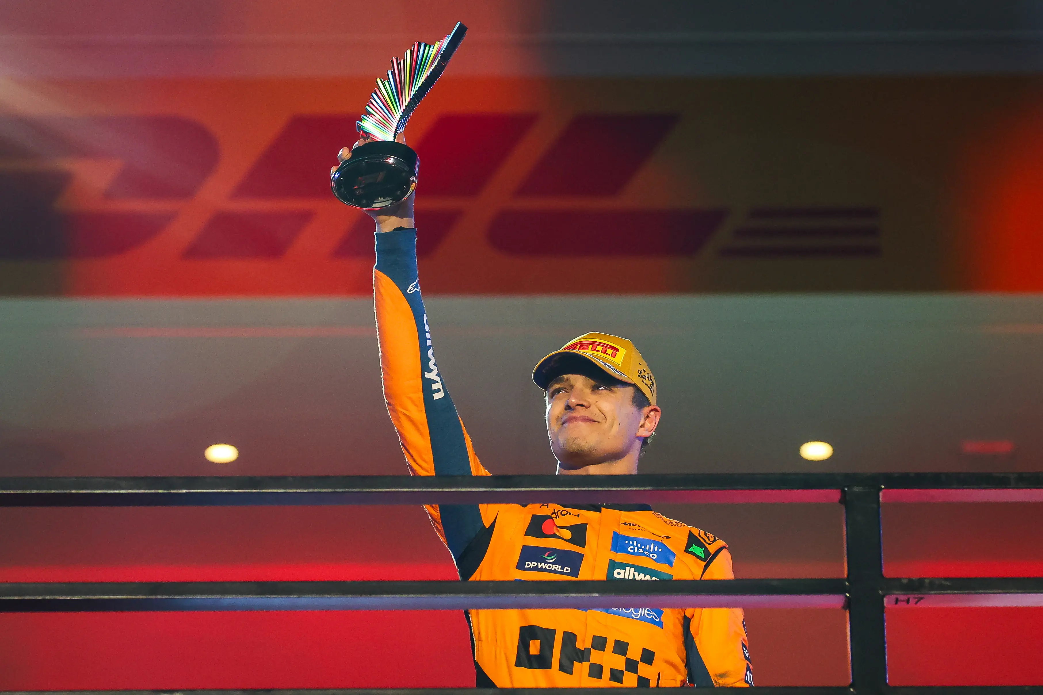 Lando Norris loses his second place spot in the Las Vegas Grand Prix (Kym Illman/Getty Images)