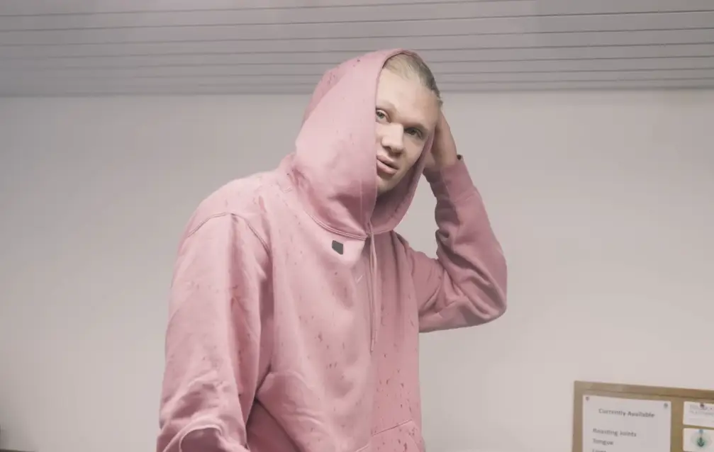 The striker revealed his dietry secrets in a YouTube vlog, which includes organic food items (YouTube/@erling)
