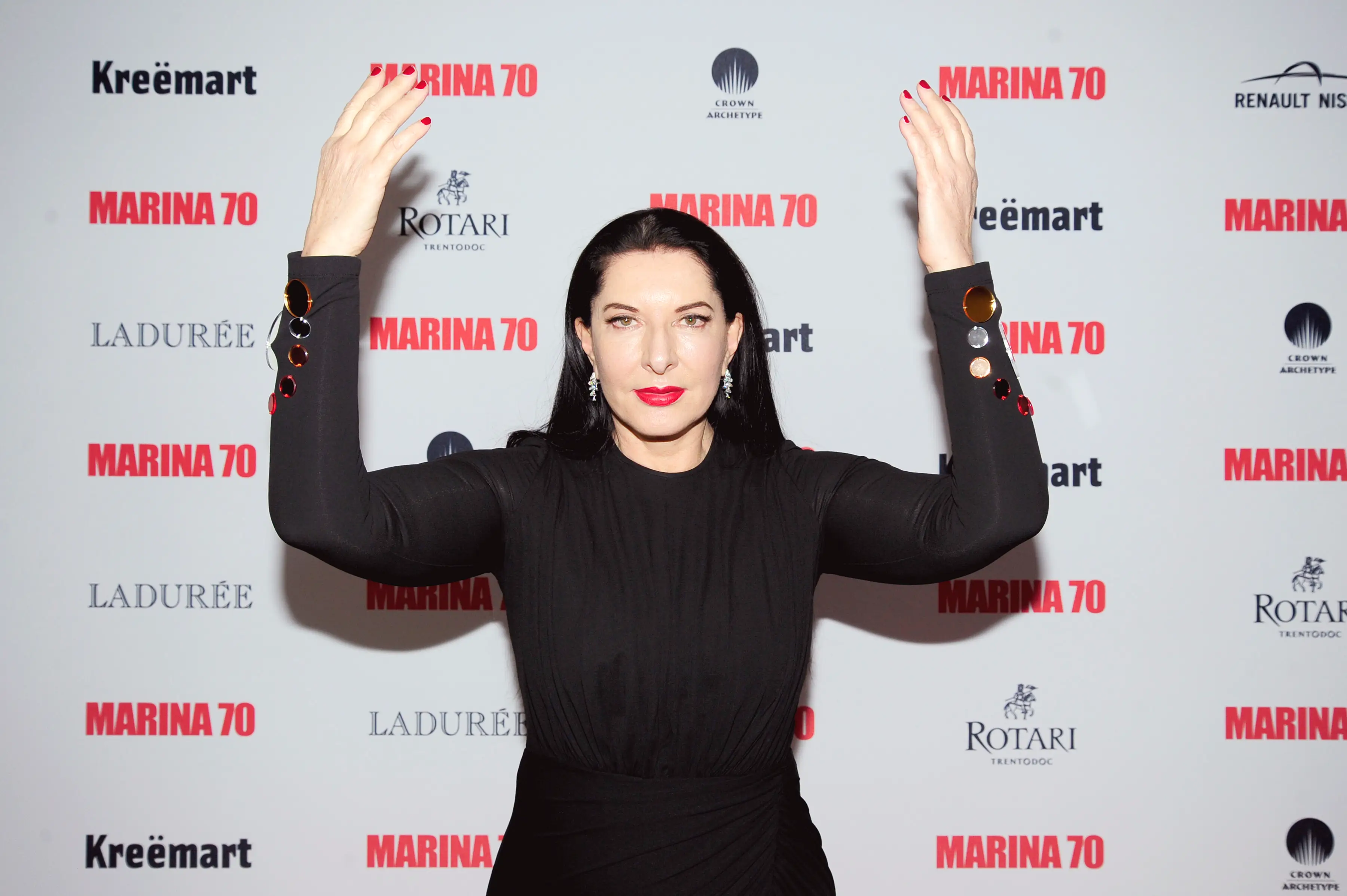 Marina Abramović is known for her performance art (Paul Bruinooge/Patrick McMullan via Getty Images)